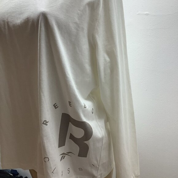 Reebok Size 2XL Women Q3 IDE LONGSLEEVE Chalk Longsleeve Shirt. New With Tags - Picture 3 of 8